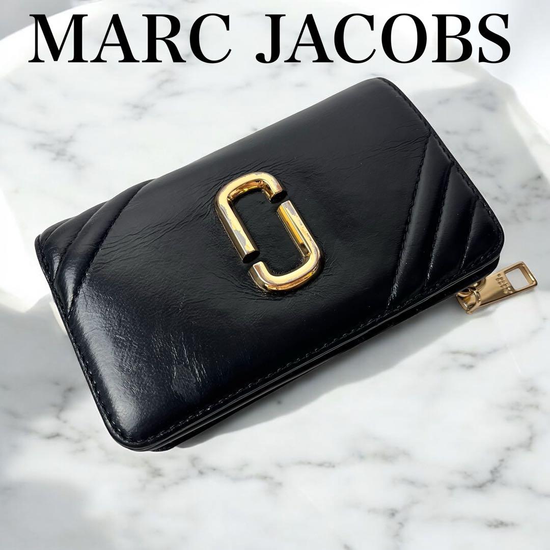 MARC JACOBS マークジェイコブス 折り財布 コンパクト L字ファスナー