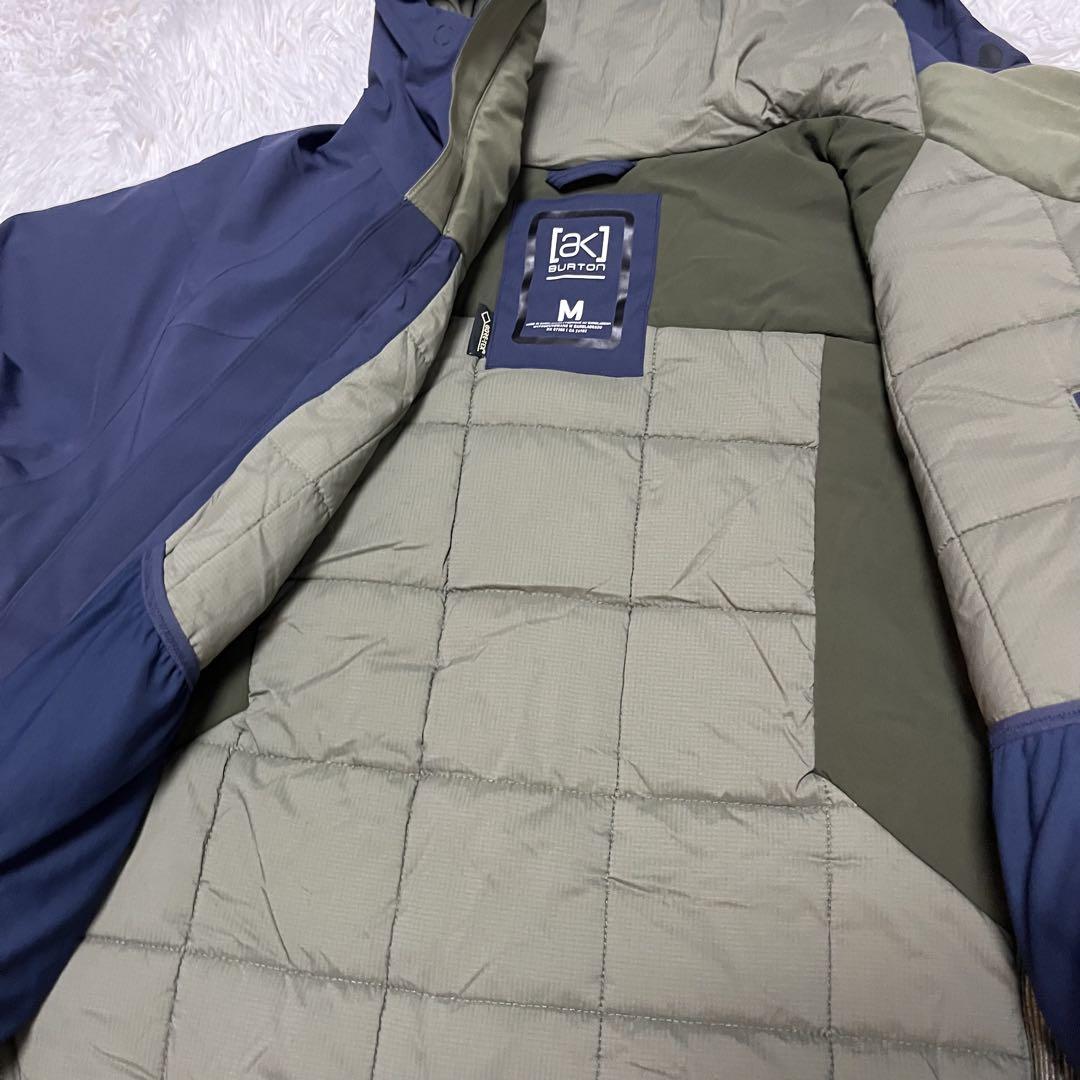 最高級 BURTON AK バートン HELITACK ダウン スノボ ネイビー