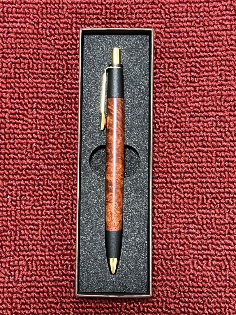 ボナンペン 花梨瘤 赤目 真鍮金具 シャーペン 文房具・事務用品 ボナンペン 花梨瘤 赤目 真鍮金具 シャーペン 文房具・事務用品
