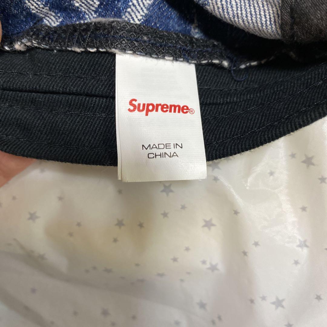 美品Supreme Fat Jacquard Denim CanpCap 正規品
