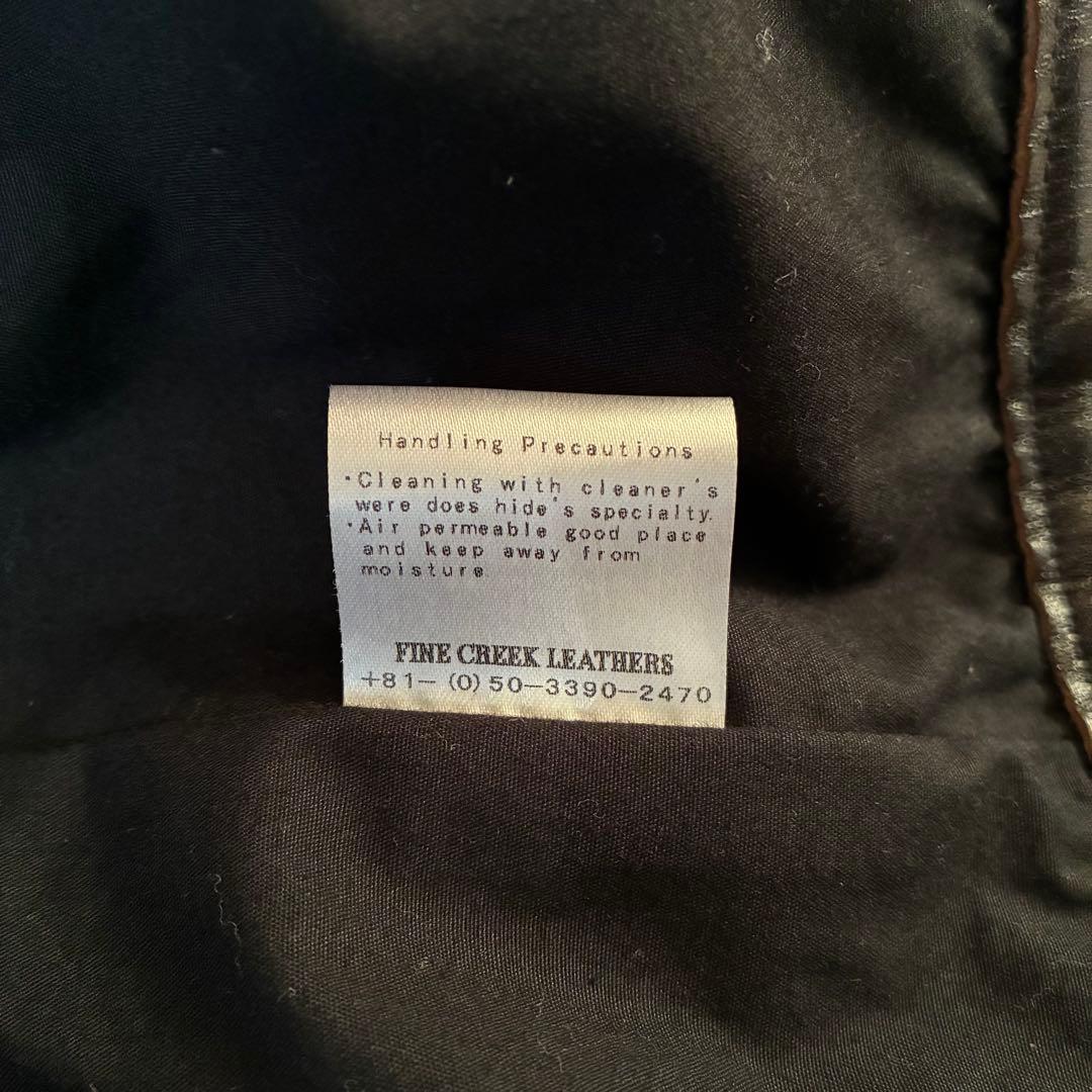 FINE CREEK LEATHERS S66 40 中古 馬革 ホースハイド FINE CREEK LEATHERS S66 40 中古 馬革 ホースハイド