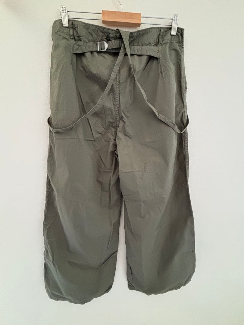AP STUDIO　ジョンブル　ミリタリーサスペンダーパンツ　カーキ　Ｌ　美品