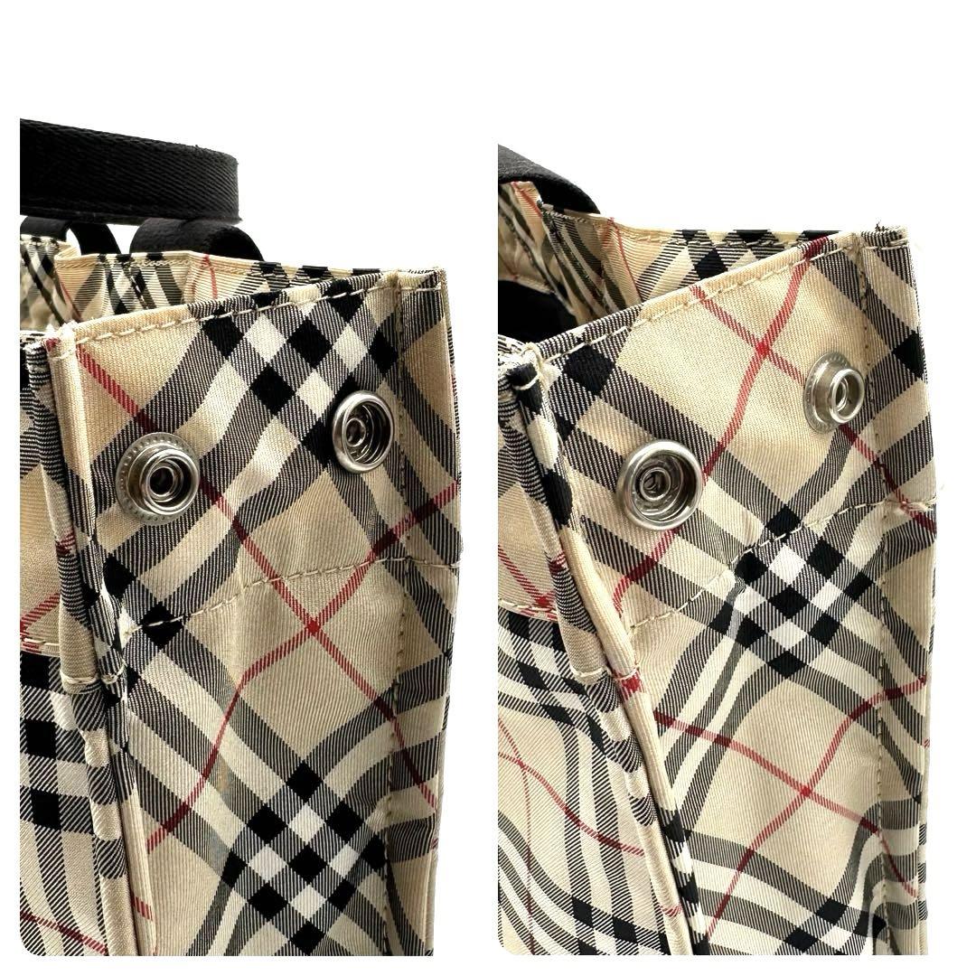 BURBERRY BLUE LABEL トートバッグ ノバチェック ナイロン