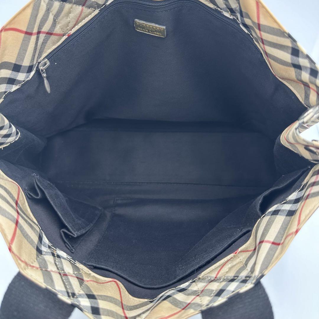 BURBERRY BLUE LABEL トートバッグ ノバチェック ナイロン