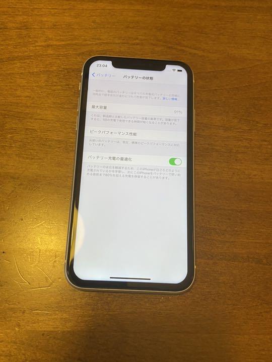 iPhone XR White 128GB SIMフリー 超美品 MuTYt-m94282315342 新作特価