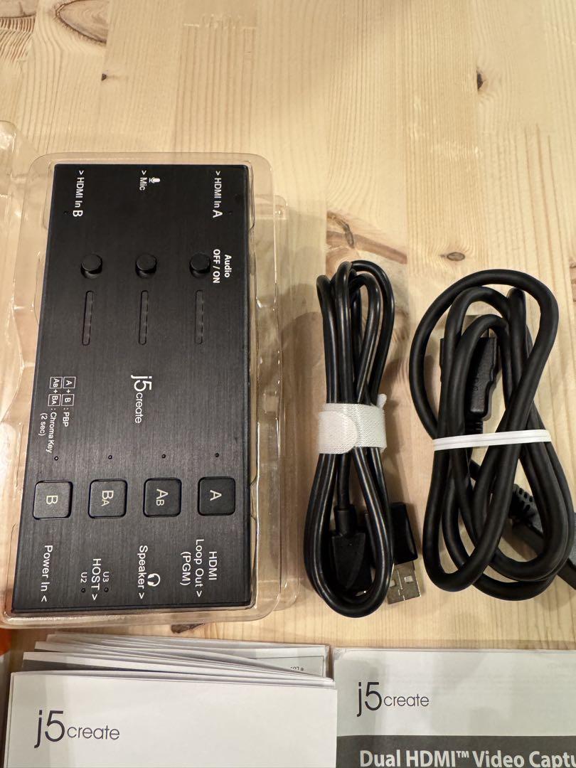 j5create デュアルHDMI キャプチャーボード
