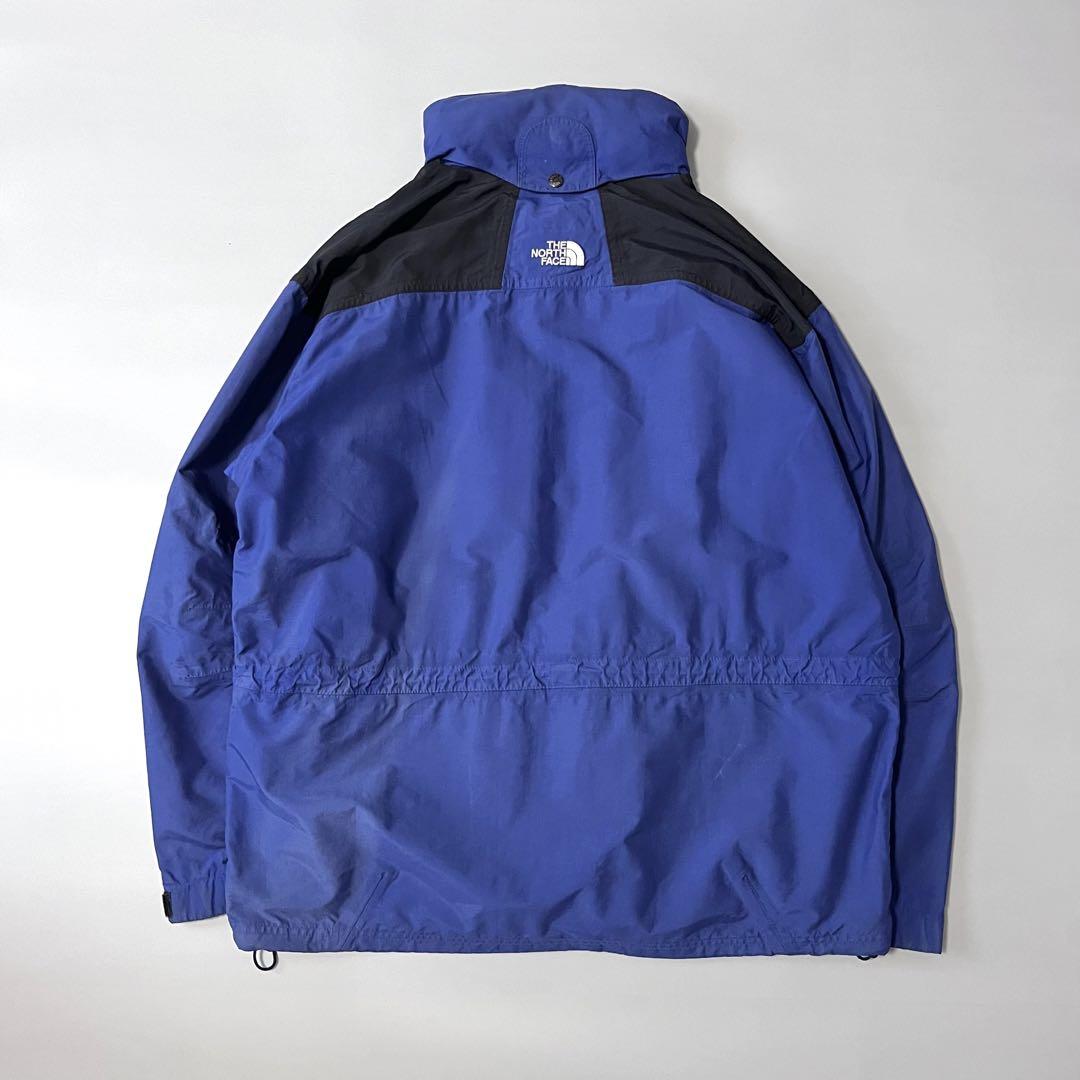 古着 THE NORTH FACEノースフェイス XL シェルジャケット ブルー