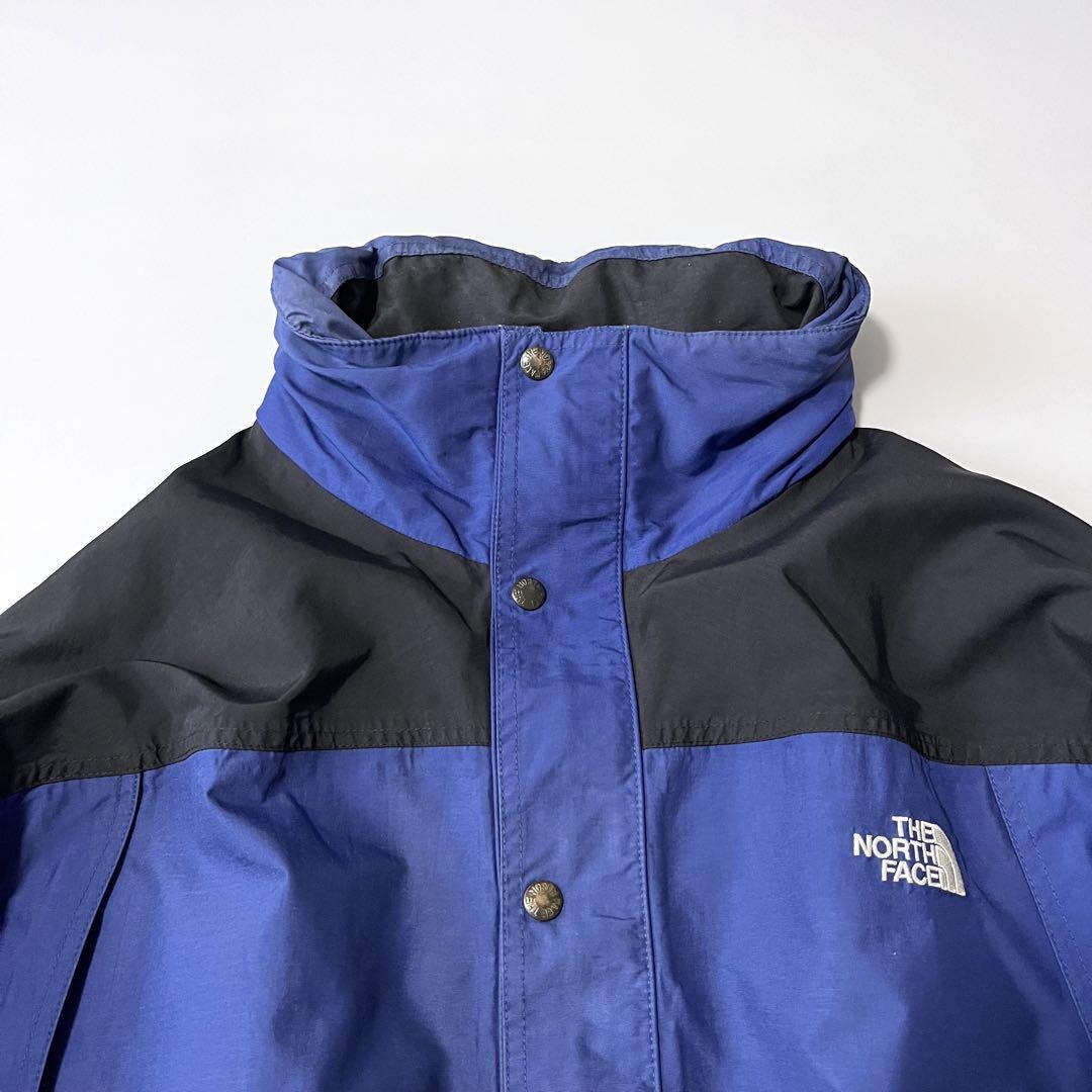古着 THE NORTH FACEノースフェイス XL シェルジャケット ブルー
