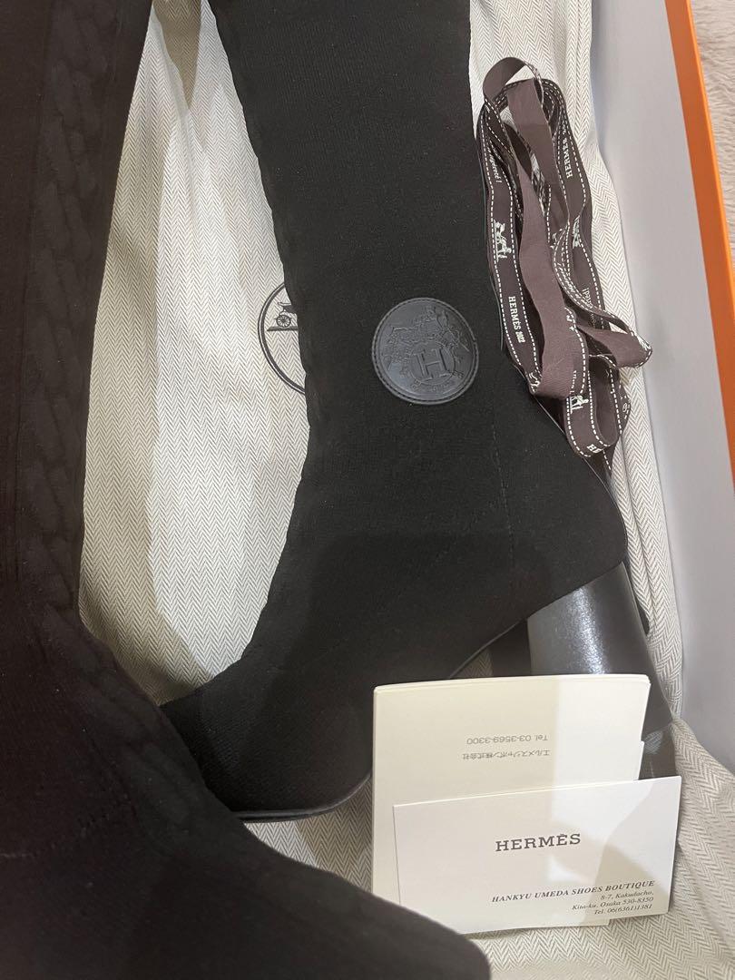 正規　HERMES フォンテーヌブーツ　36.5
