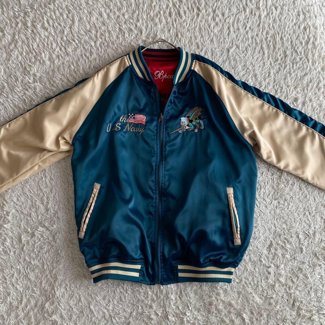 新品/XXL STRUGGLE FAMILY スカジャン リバーシブル 星条旗 新品/XXL STRUGGLE FAMILY スカジャン リバーシブル 星条旗