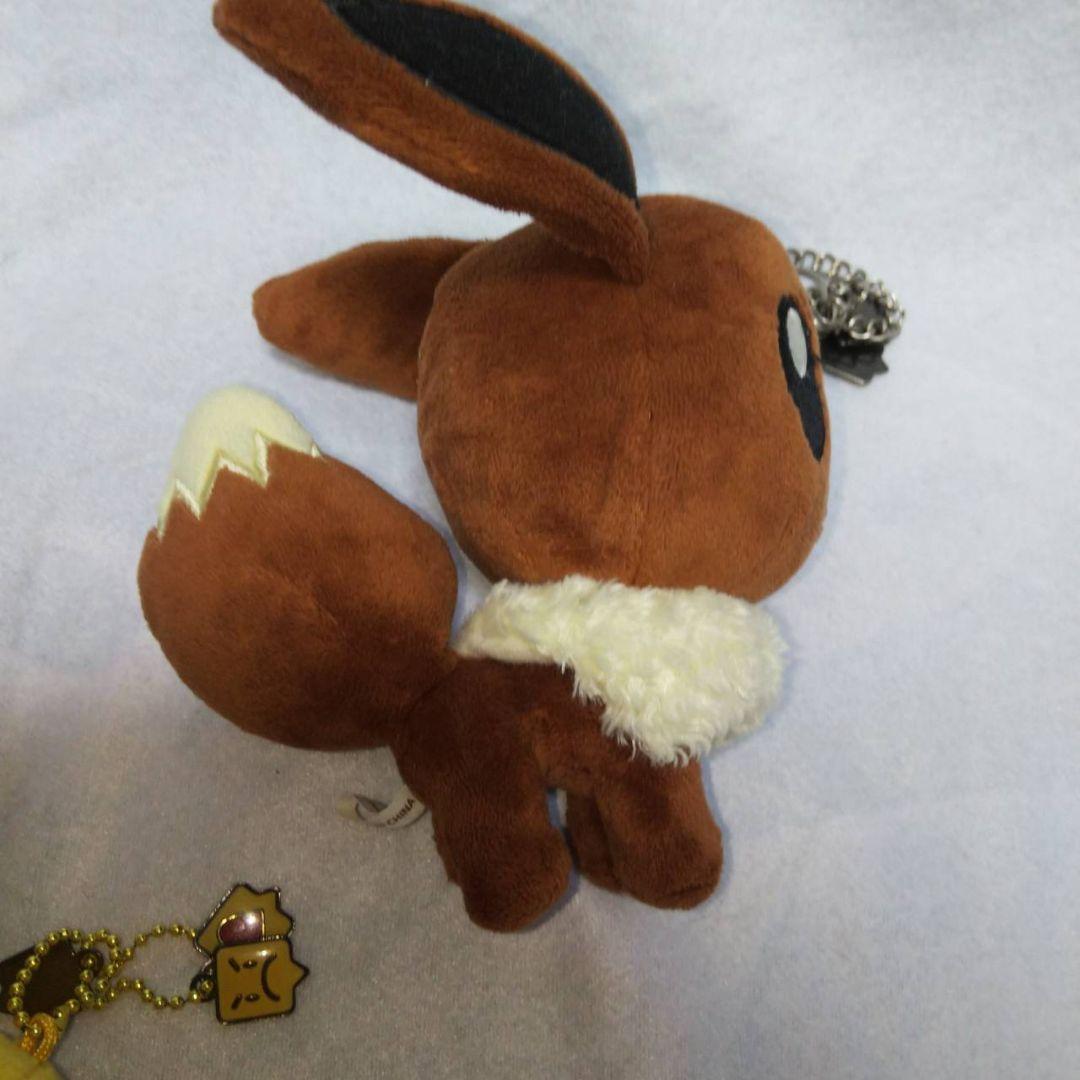 ポケモン　連れ歩きマスコット3種セット　ピカチュウ　ポッチャマ　イーブイセンター