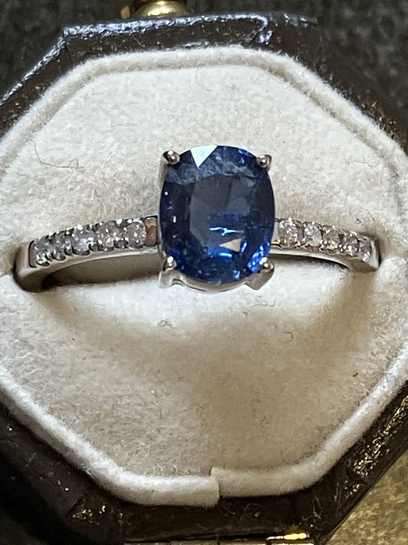 ビルマ産サファイア 1.5ct リング K18