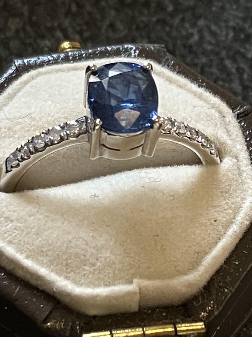 ビルマ産サファイア 1.5ct リング K18