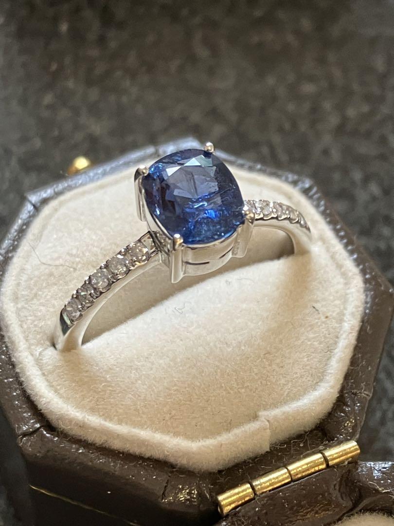 ビルマ産サファイア 1.5ct リング K18