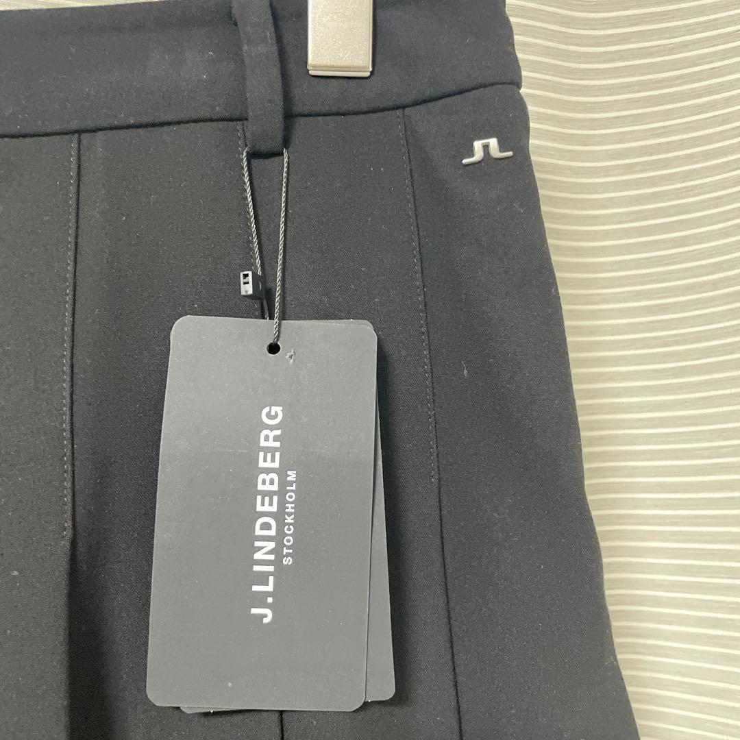 J.LINDEBERG ブラック プリーツスカート