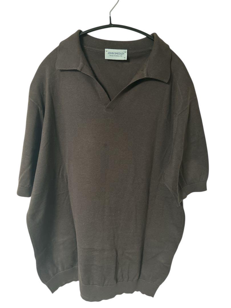 JOHN SMEDLEY 半袖 ニット ハイゲージ 30G XLサイズ