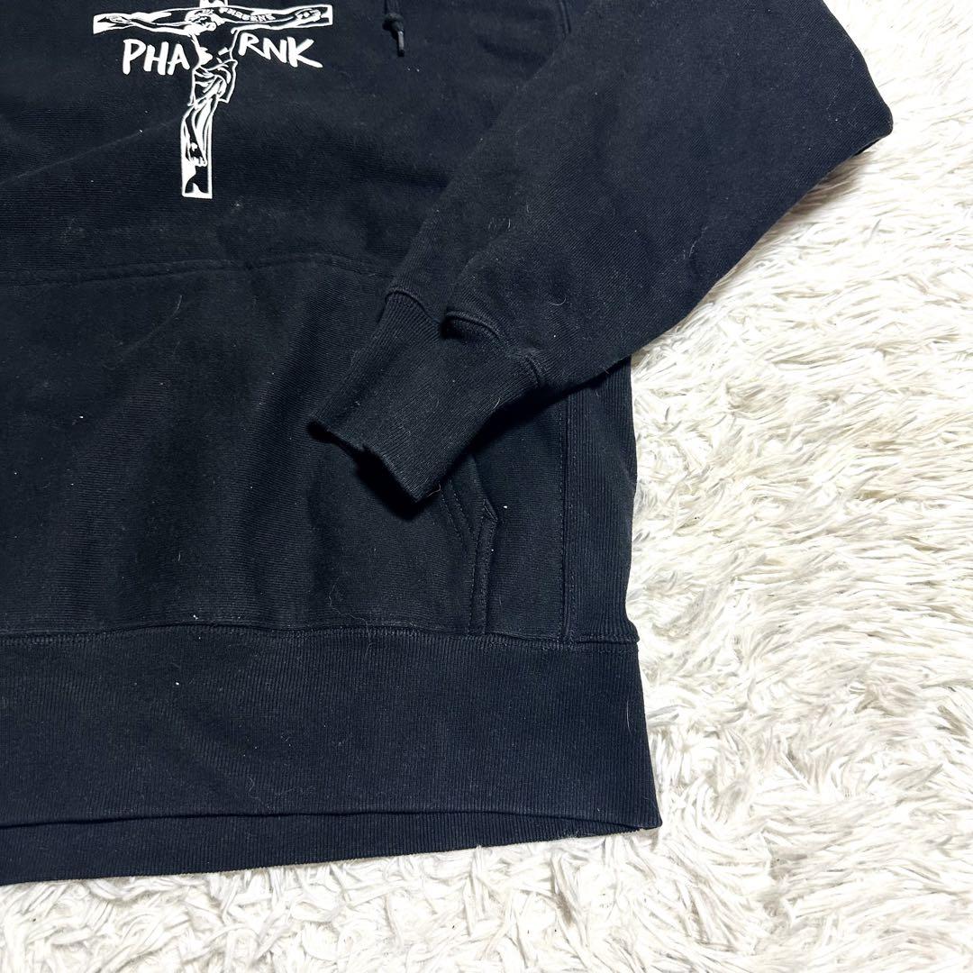 【PHATRNK】ファットランク パーカー ビックキリスト 黒 オシャレ【S】