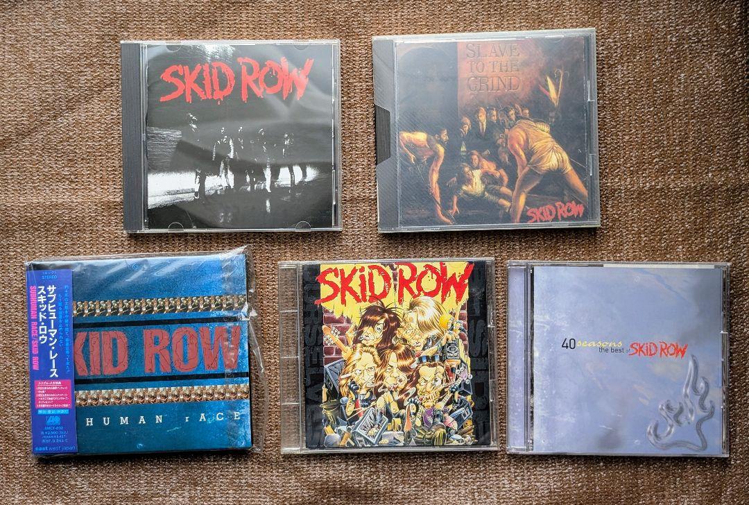 【中古美品ＣＤ】SKID ROW（スキッド・ロウ）アルバム 5枚 まとめ売り 5,000円