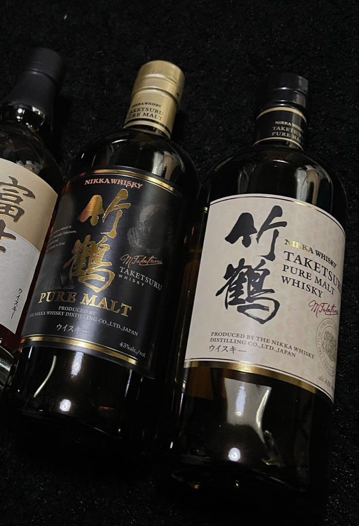 新品 お酒 竹鶴 ピュアモルト ウィスキー 2本セット