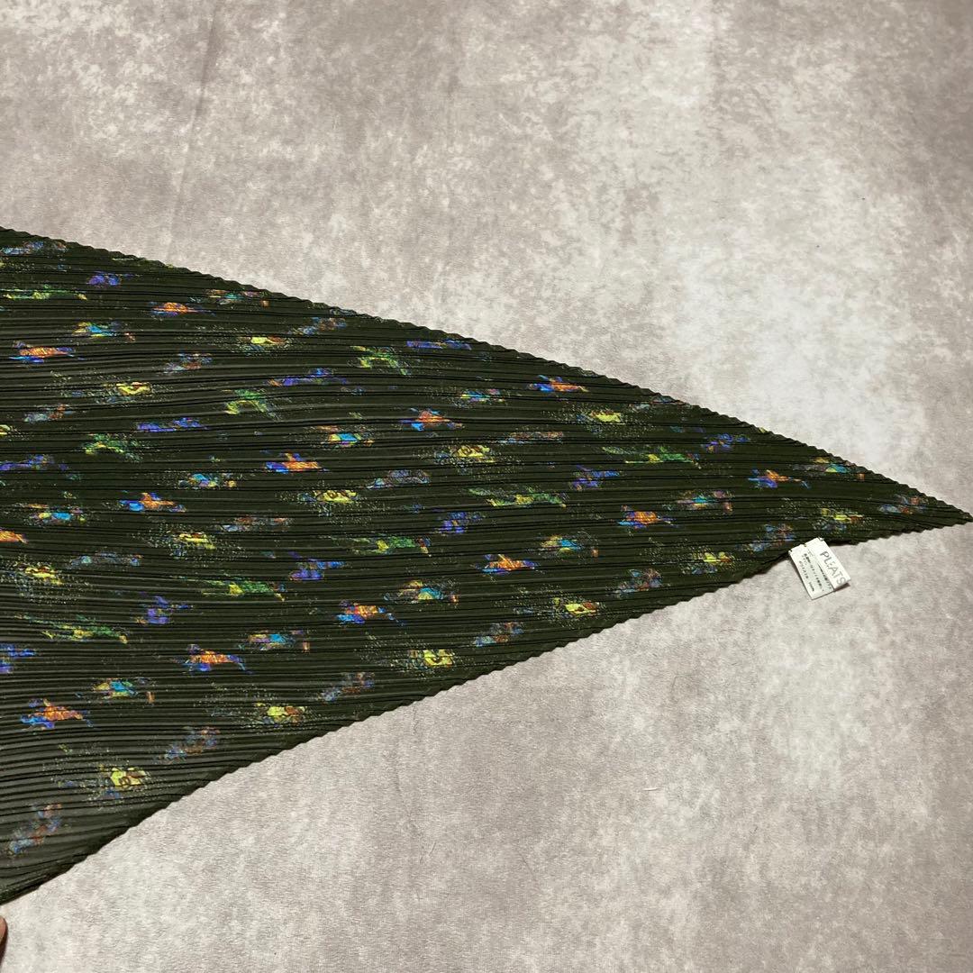 希少　プリーツプリーズ　PLEATS PLEASE　プリーツスカーフ　総柄