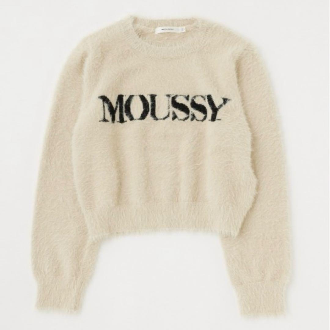 MOUSSY シャギーマウジーロゴニット