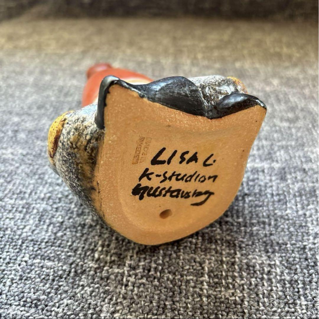 ＊新品　リサラーソン  ヨガサンタ＊ Lisa Larson Yoga Santa Red｜陶芸・ガラス作品｜IDEE SHOP Online