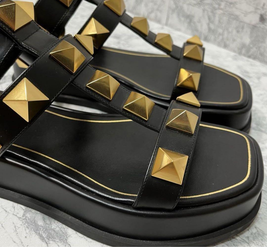 値下げ⭐︎VALENTINO バレンティノ　サンダル　24.5 バレンティノ♡サンダル - メルカリ