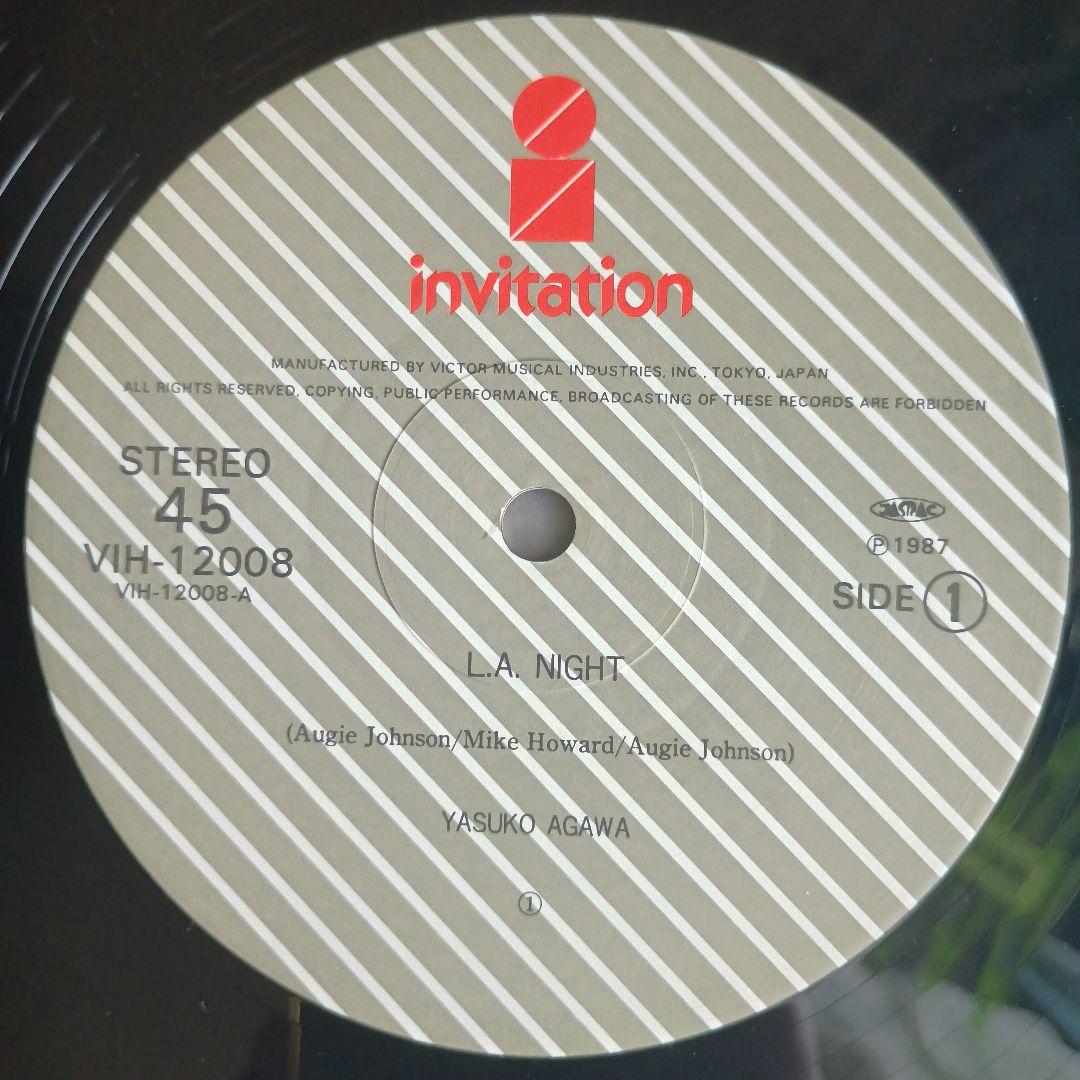 【レコード】阿川泰子　YASUKO AGAWA　 L.A. NIGHT