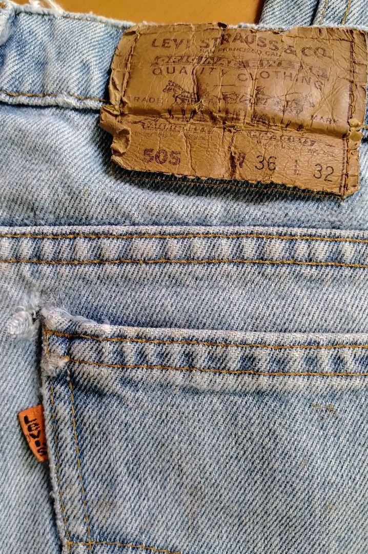 【Levi's 505】 ライトブルーデニム W 36 L32