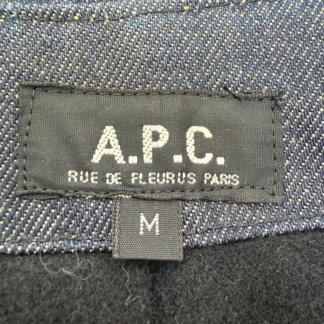 【即完売品✨】A.P.C アーペーセー ボンディングデニム ステンカラーコートM