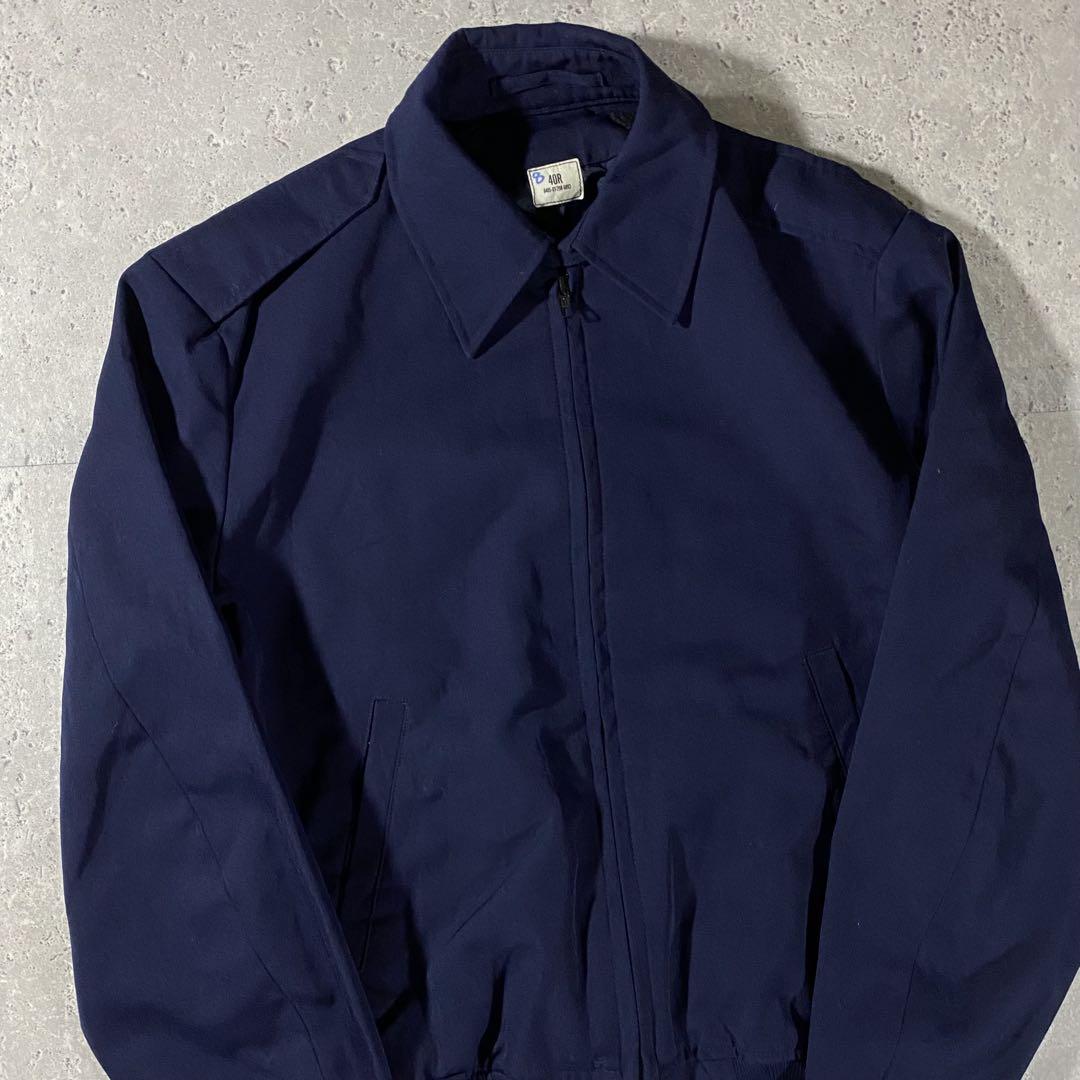 US AIR FORCE 90s JACKET チンスト付き ネイビー 紺