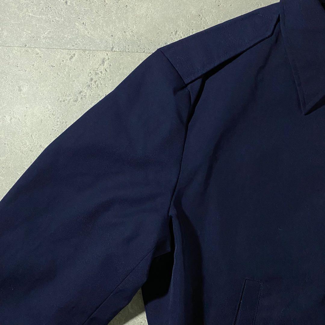US AIR FORCE 90s JACKET チンスト付き ネイビー 紺