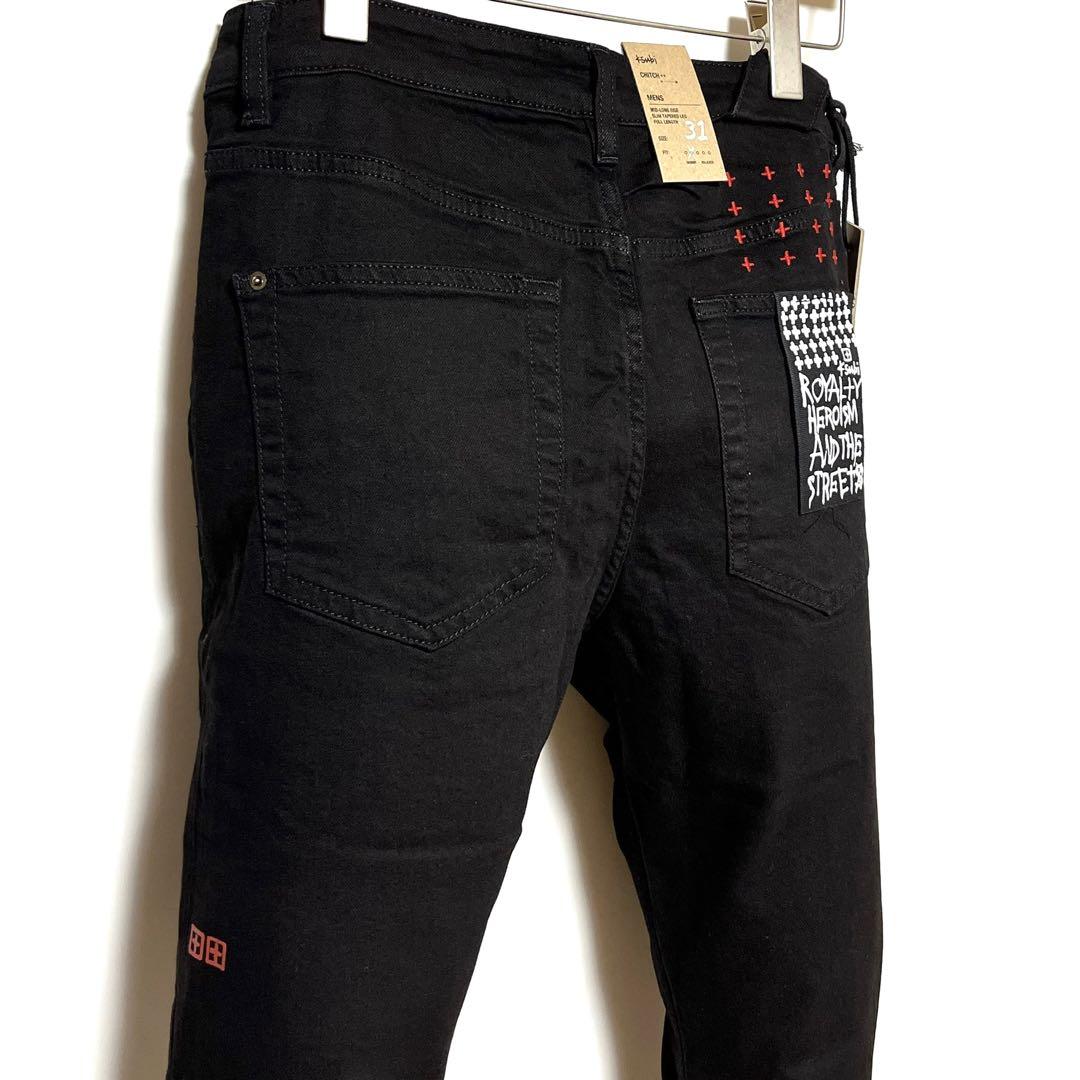 新品 ksubi CHITCH LAID BLACK 31 スビ スキニーデニム