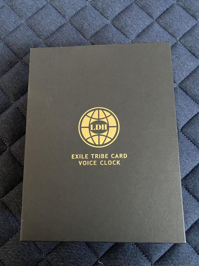 2025年秋冬新作 三代目 EXILETRIBEカード 非売品 入手困難 ボイス入り目覚まし時計 ミュージシャン