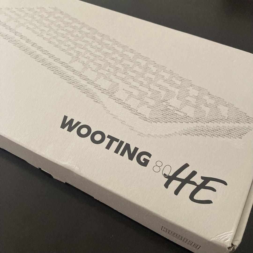 wooting 80he BLACK ABS case 英語配列