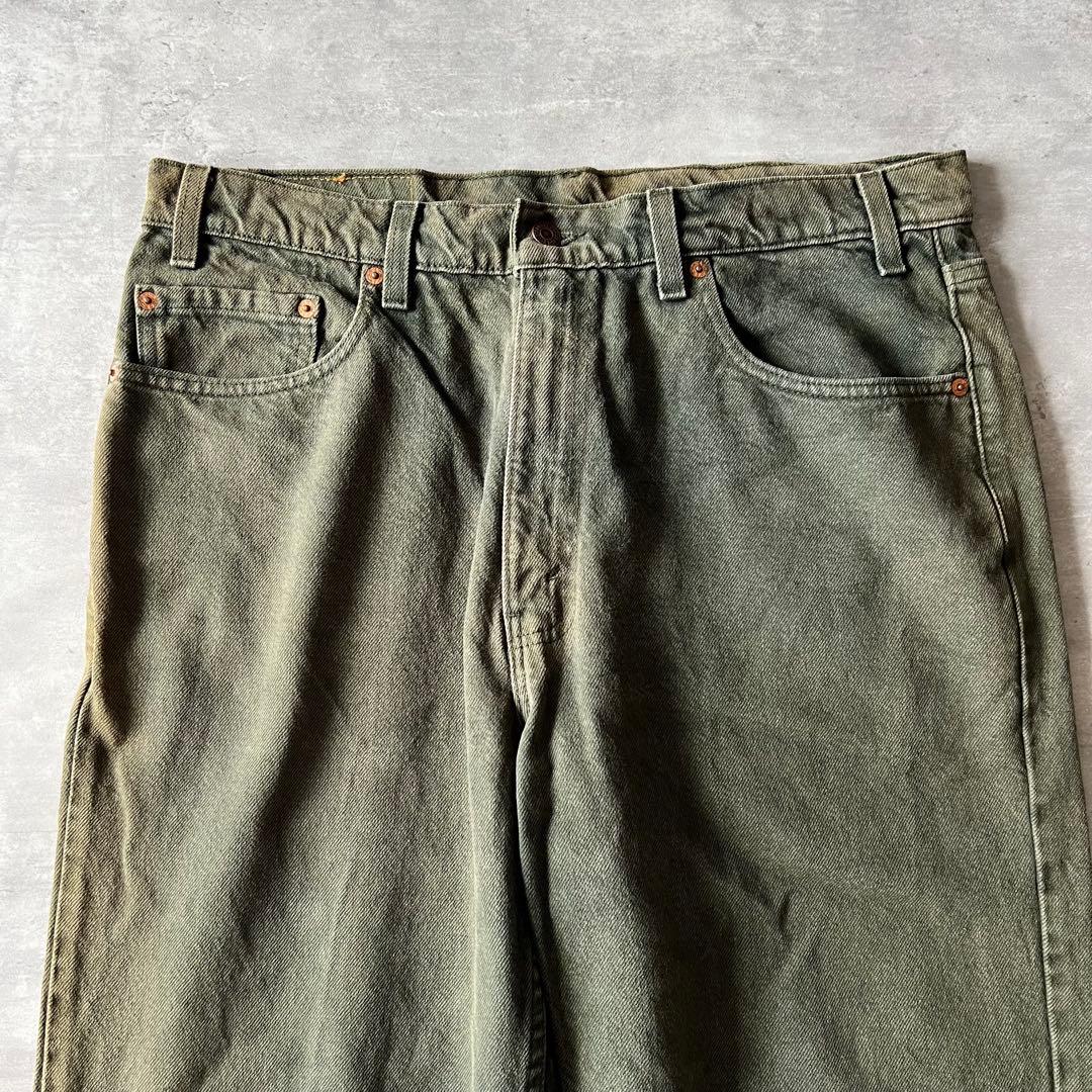 【最高カラー、バギーパンツ、アメリカ製】Levi's505 フェード古着sk8 【最高カラー、バギーパンツ、アメリカ製】Levi's505 フェード古着sk8