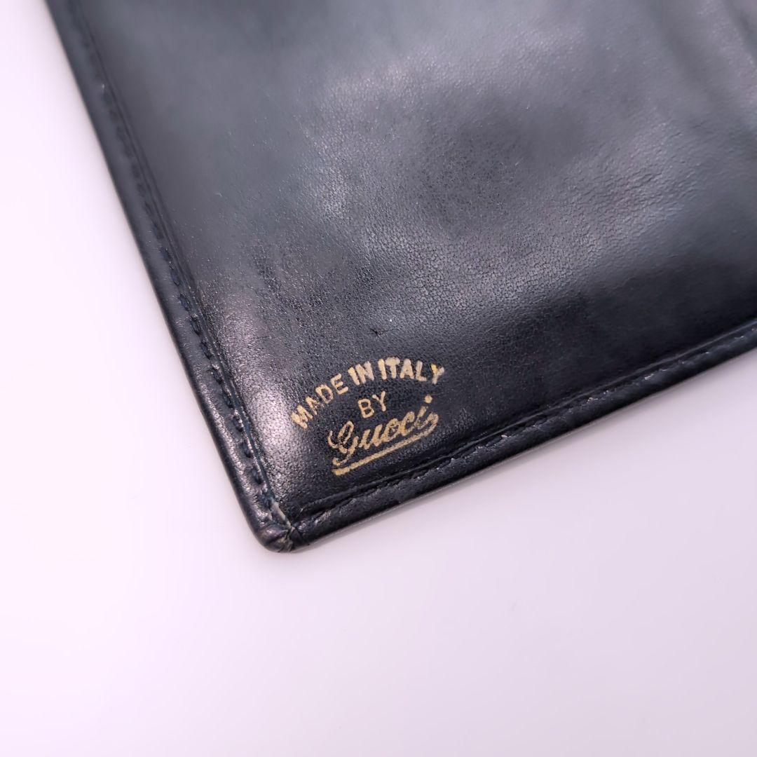 GUCCI オールドグッチ ヴィンテージ GG柄 二つ折り長財布 お