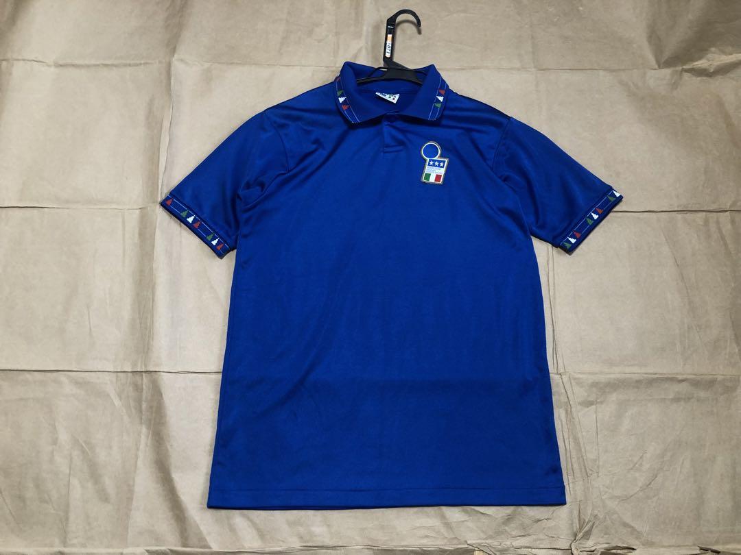当時モノ新品☆diadora イタリア代表風ユニフォーム M 新品タグ付き
