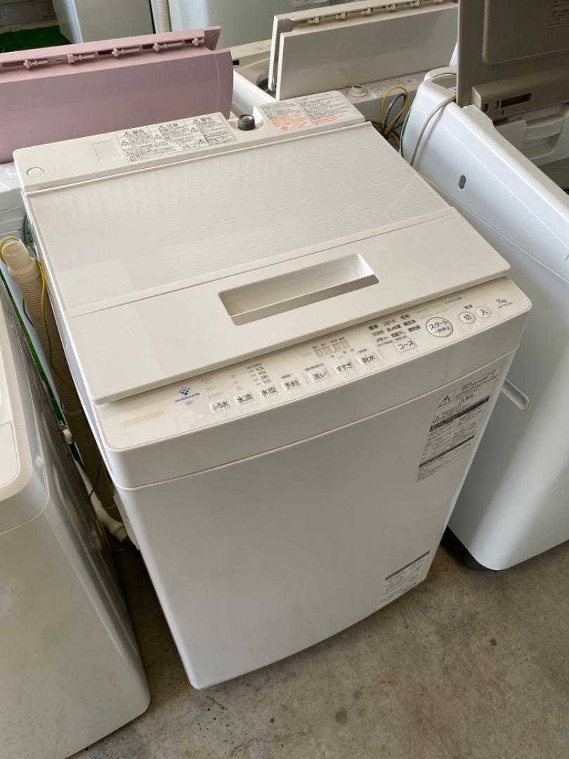 TOSHIBA 2019年製 AW-7D7(W) 洗濯機