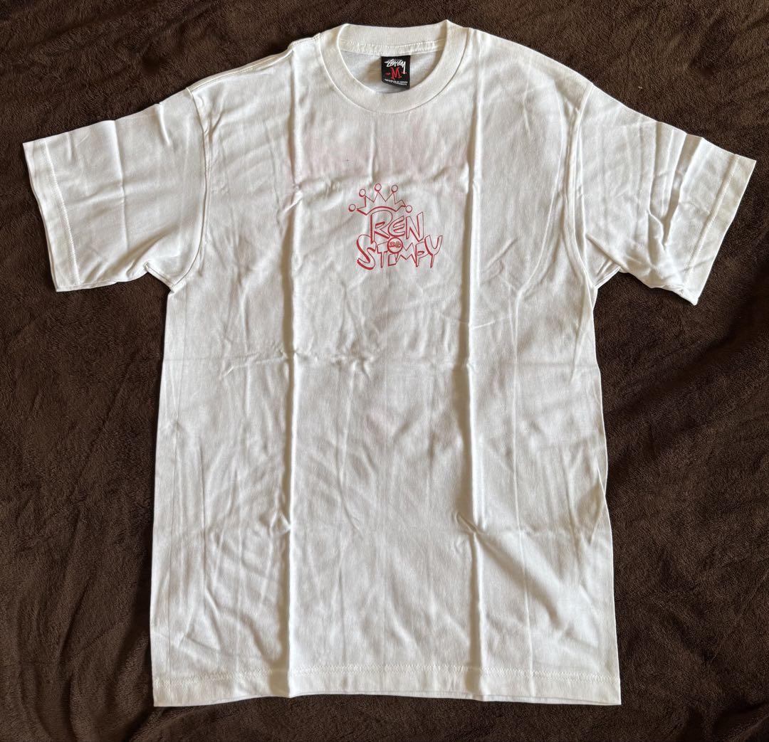 Stussy Ren - Stimpy Tシャツ M
