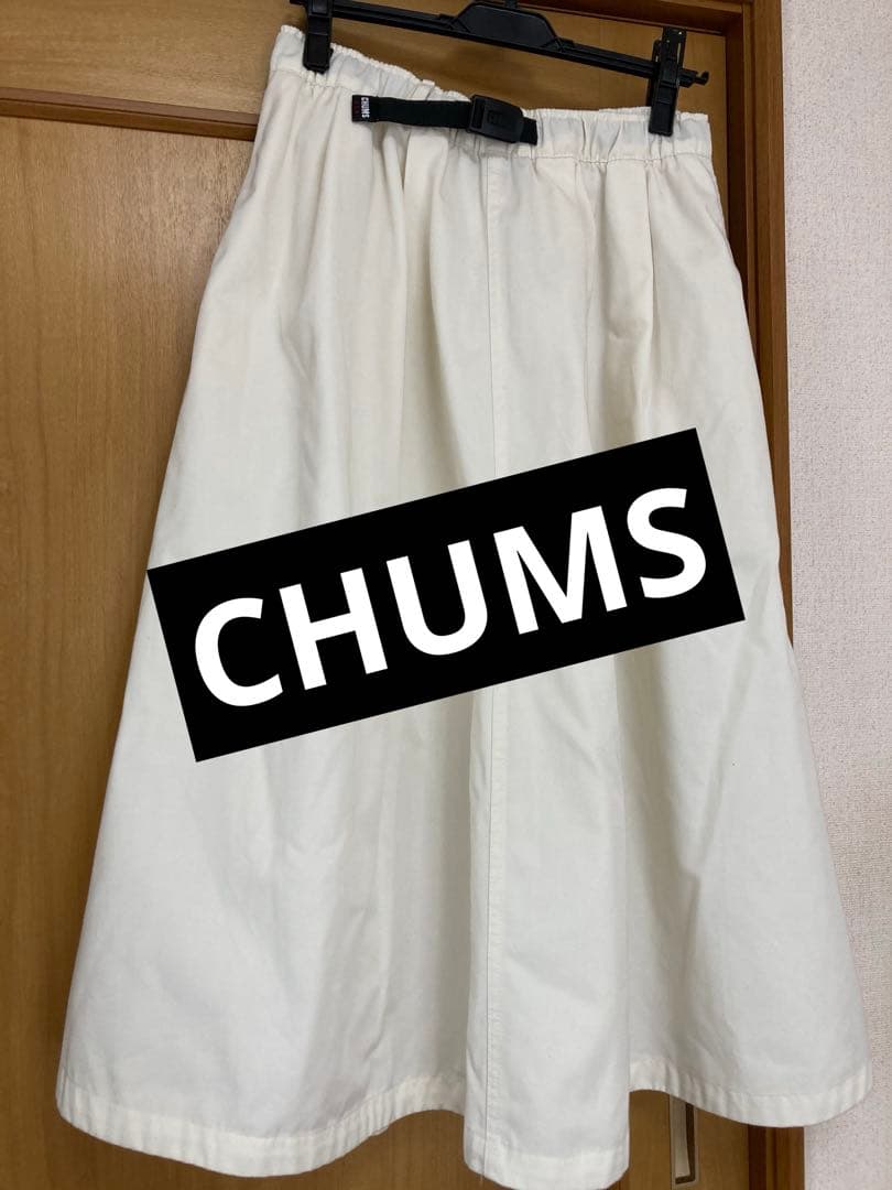 2025 CHUMS ホワイトスカート Mサイズ チャムスWILD-1白M・Chums