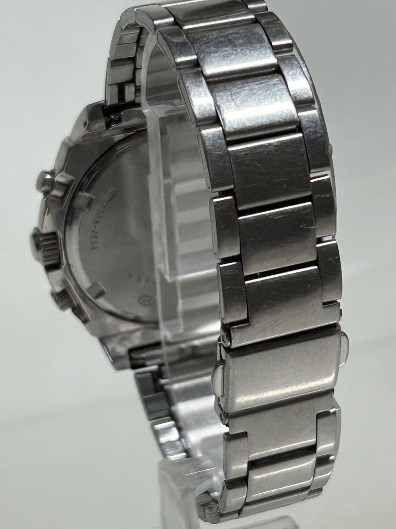 完動 SEIKO SUS クロノグラフ SCFL001 7T32-9000 黒