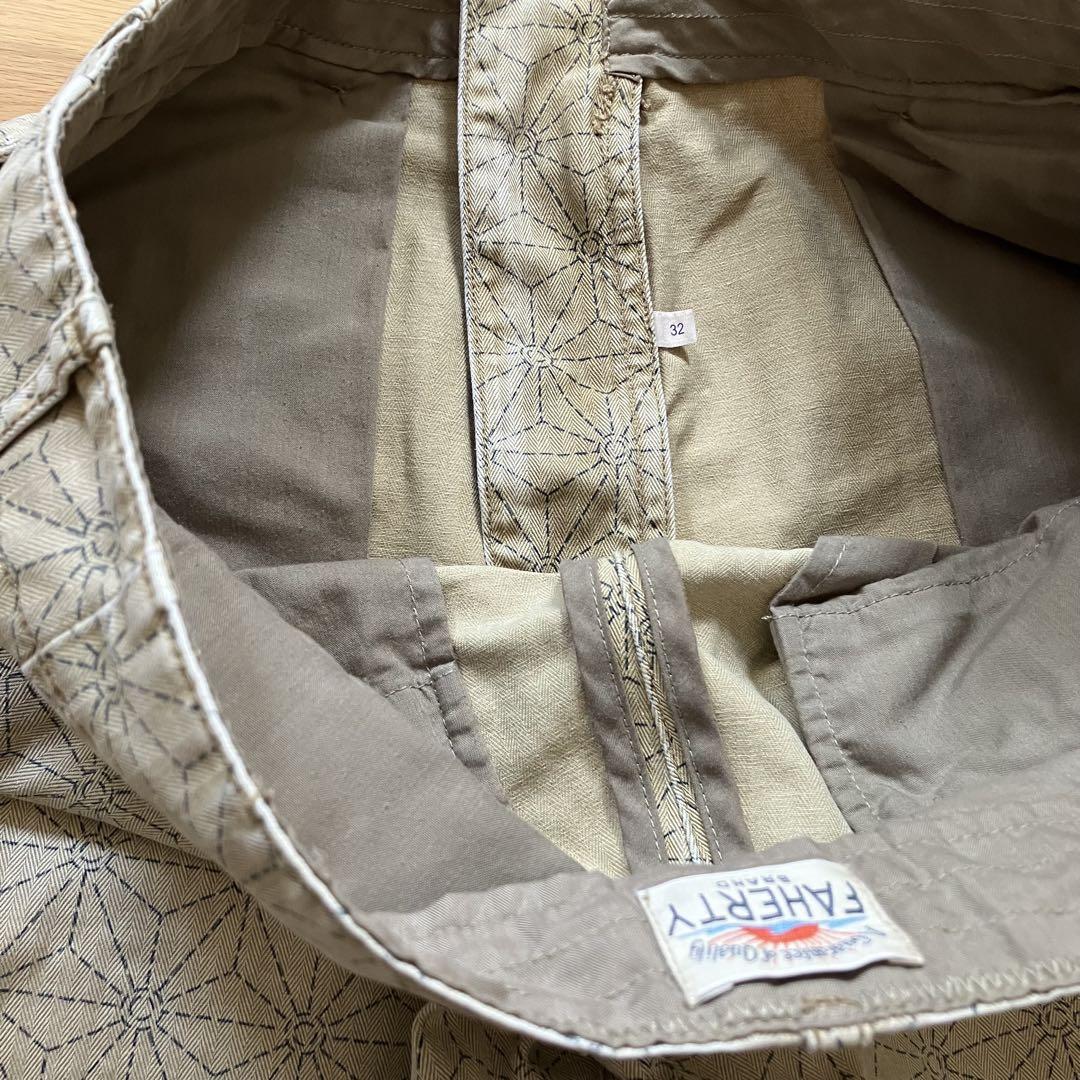 FAHERTY BRAND　コットンヘリンボーンショーツ　RRL