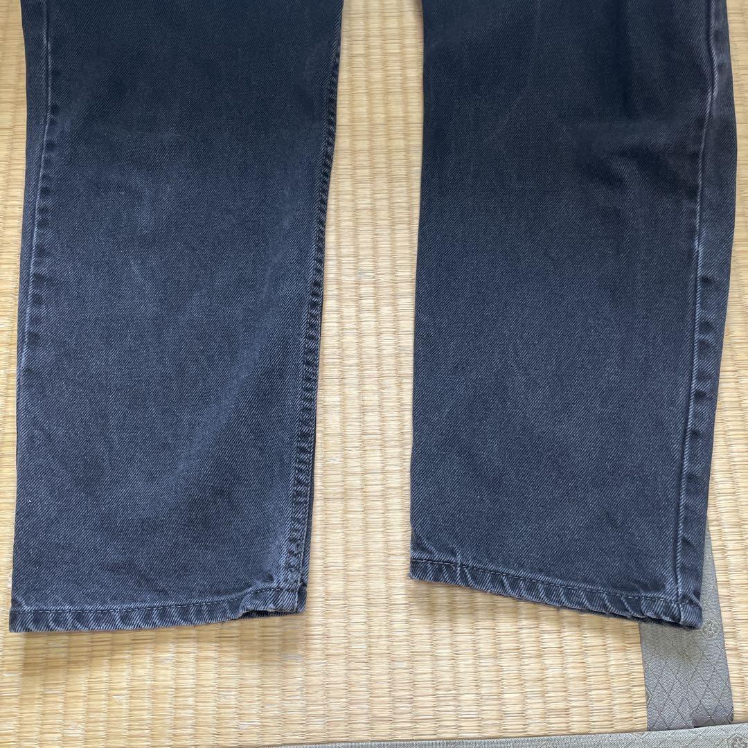 神サイズ　Levi's リーバイス550 後染めブラック 32×29