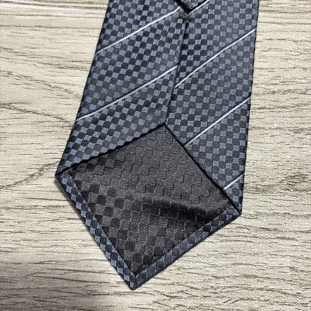 ルイヴィトン ネクタイ ブルー ストライプ Louis Vuitton