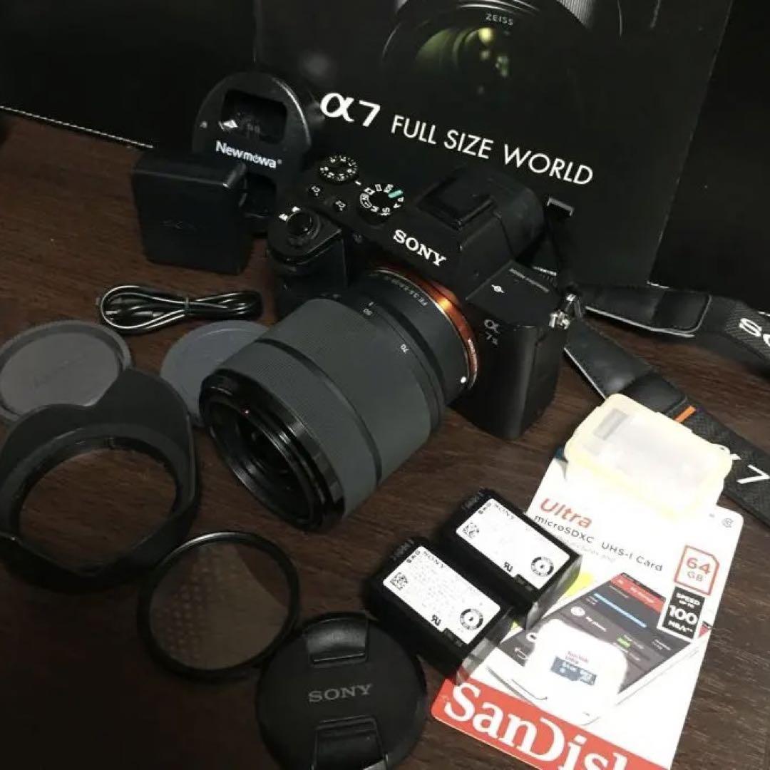 新しい到着 付属品多数☆SONY☆α7Ⅱ☆ILCE-7M2K☆a7II☆ズームレンズ 優遇価格 a7ii ILCE-7M2K ILCE−7M2 SONY デジタルカメラ