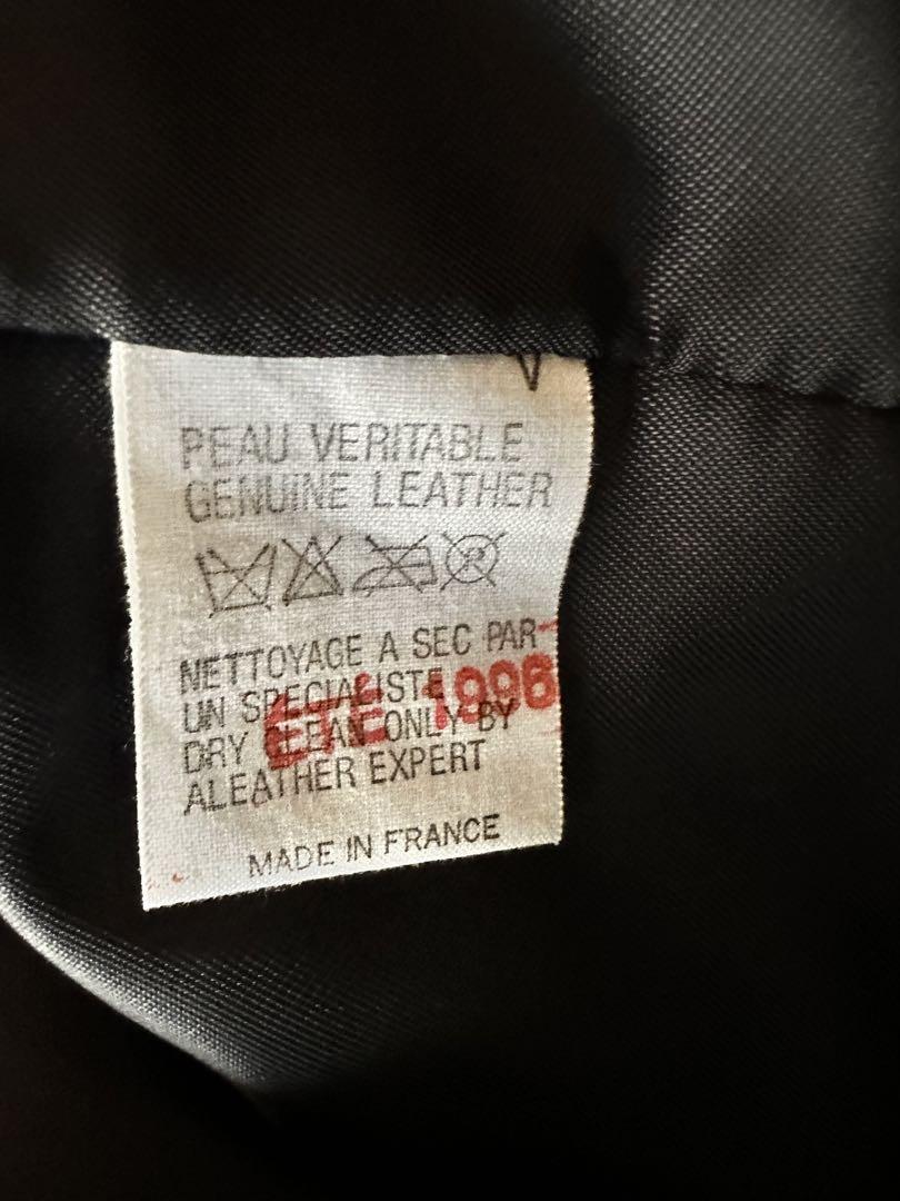 アーペーセー A.P.C. レザーブルゾン 牛革 フランス製 赤 M 男女兼用 画像4