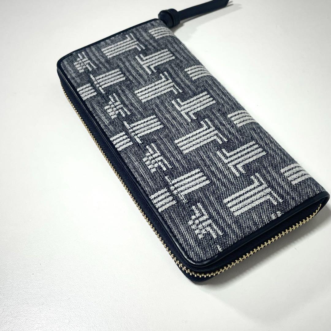 新品未使用　LANVIN 長財布 ブラック/ホワイト　現行品