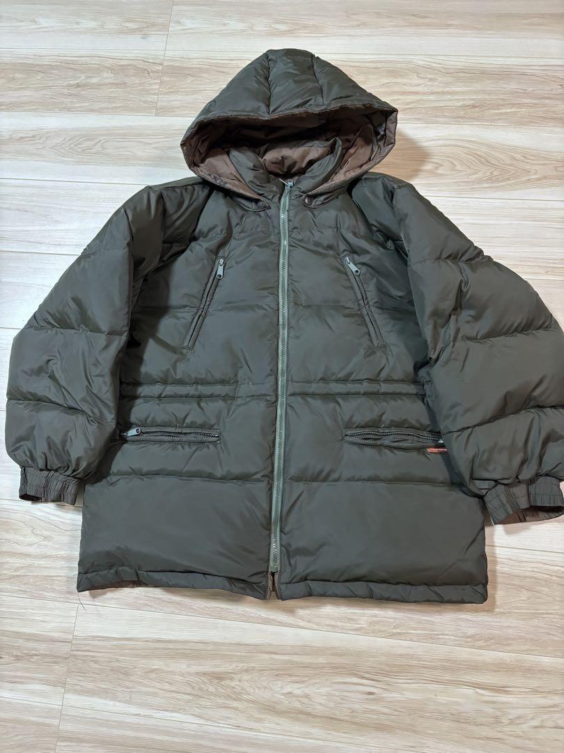 HAI-イッセイミヤケ/リバーシブル/中綿/ジャケット/M オーバーサイズ　ロゴ HAI SPORTING GEARダウンジャケット リバーシブル イッセイ
