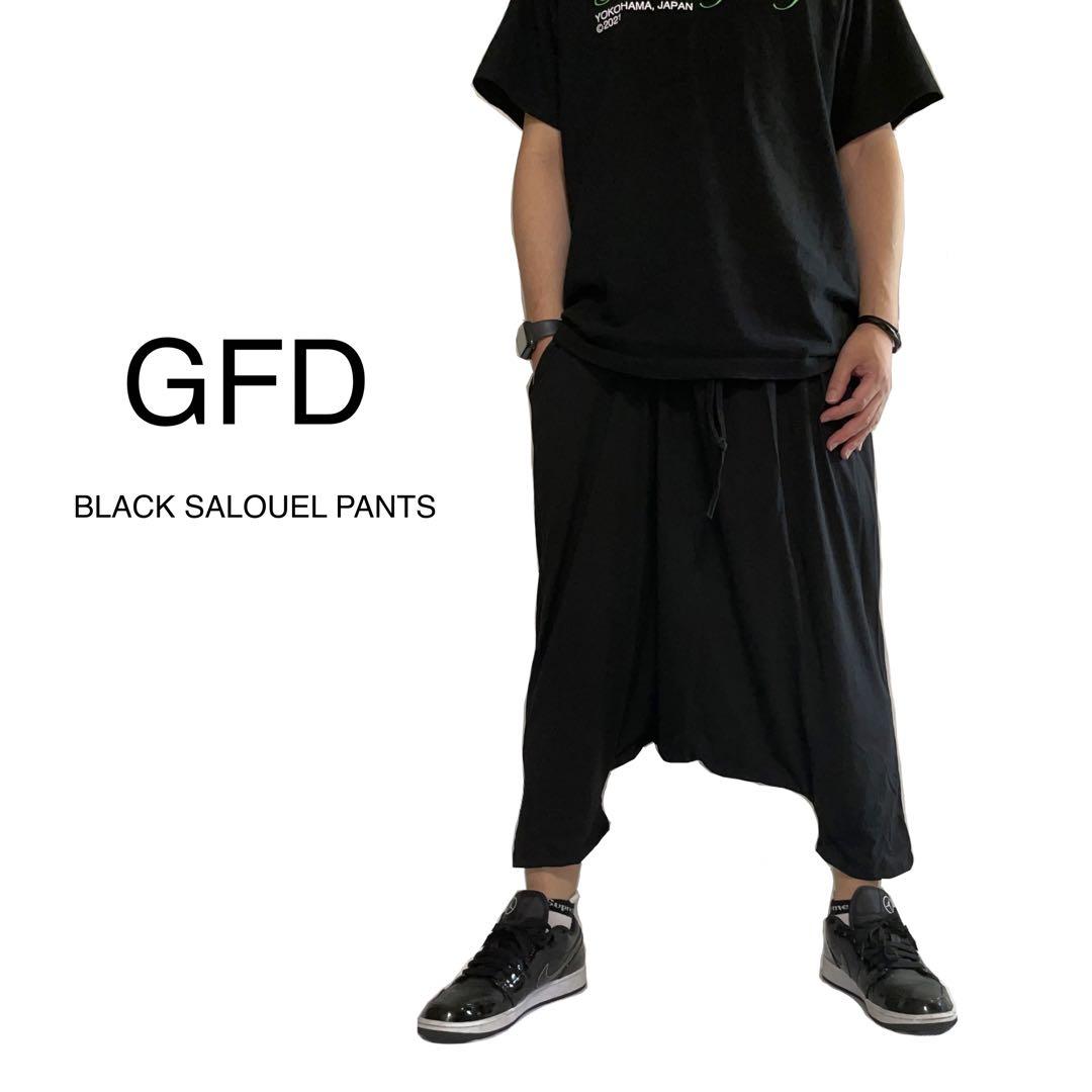 GFD サルエルパンツ ワイドパンツ バルーンパンツ ガウチョパンツ モード